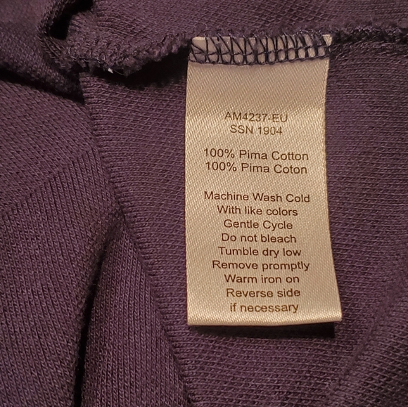 ATM Dark Blue Pique Polo Shirt Pima Cotton - Picture 7 of 10